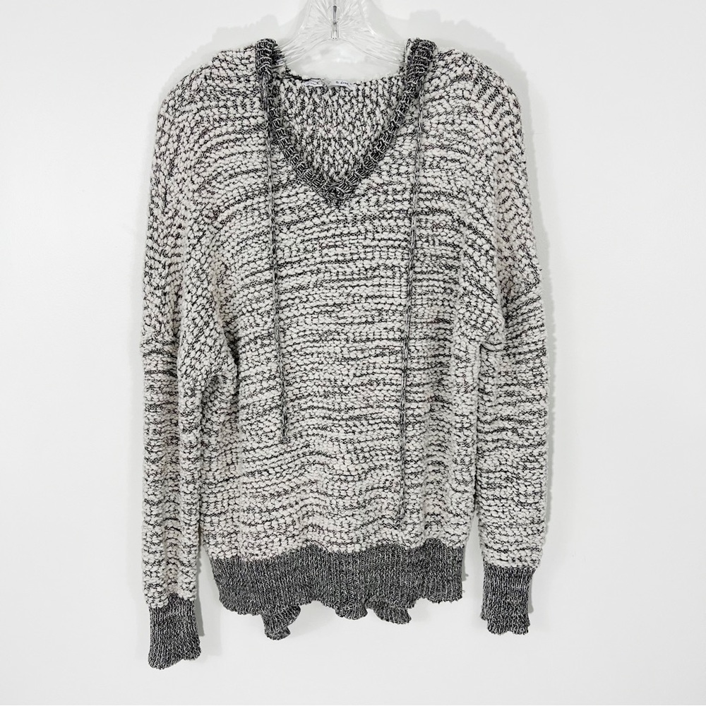 Young Fabulous & Broke Popcorn Knit Hoodie Size S/M - Picture 2 of 9